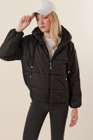 5136 crop şişme mont - Justyol