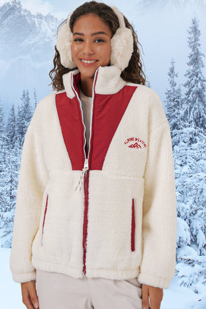 5194 kadin peluş mont ceket - Justyol