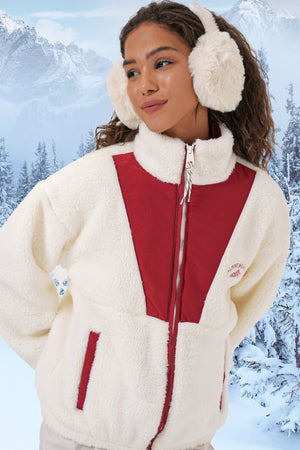 5194 kadin peluş mont ceket - Justyol