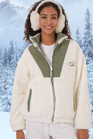 5194 kadin peluş mont ceket - Justyol