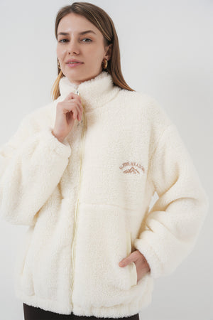 5194 kadin peluş mont ceket - Justyol