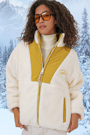 5194 kadin peluş mont ceket - Justyol