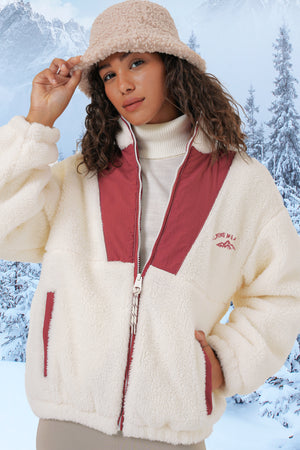 5194 kadin peluş mont ceket - Justyol