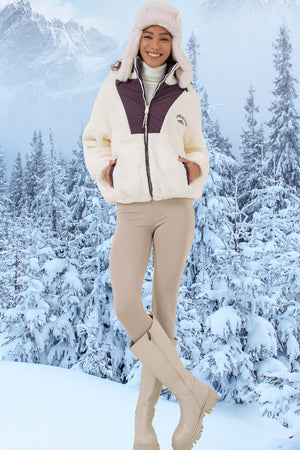 5194 kadin peluş mont ceket - Justyol