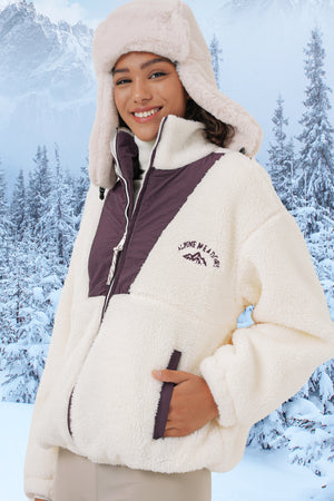 5194 kadin peluş mont ceket - Justyol