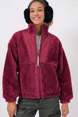 5194 kadin peluş mont ceket - Justyol