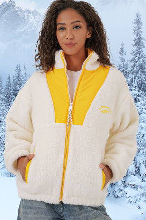 5194 kadin peluş mont ceket - Justyol