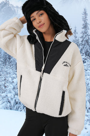 5194 kadin peluş mont ceket - Justyol