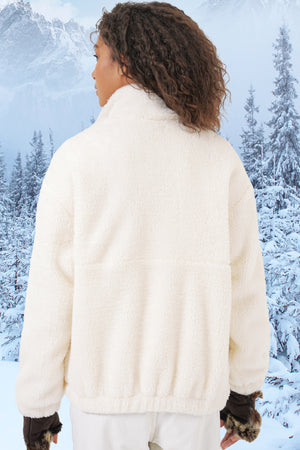 5194 kadin peluş mont ceket - Justyol