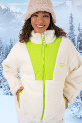 5194 kadin peluş mont ceket - Justyol