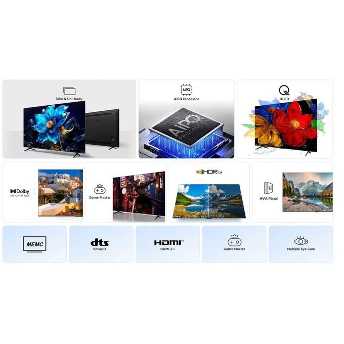 TV TCL 50” QLED, couleurs vives et Google TV pour une expérience connectée. Digitronics