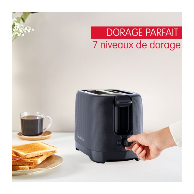 TOASTER MORNING 2F XL 850W NOIR LT2M0810 MOULINEX