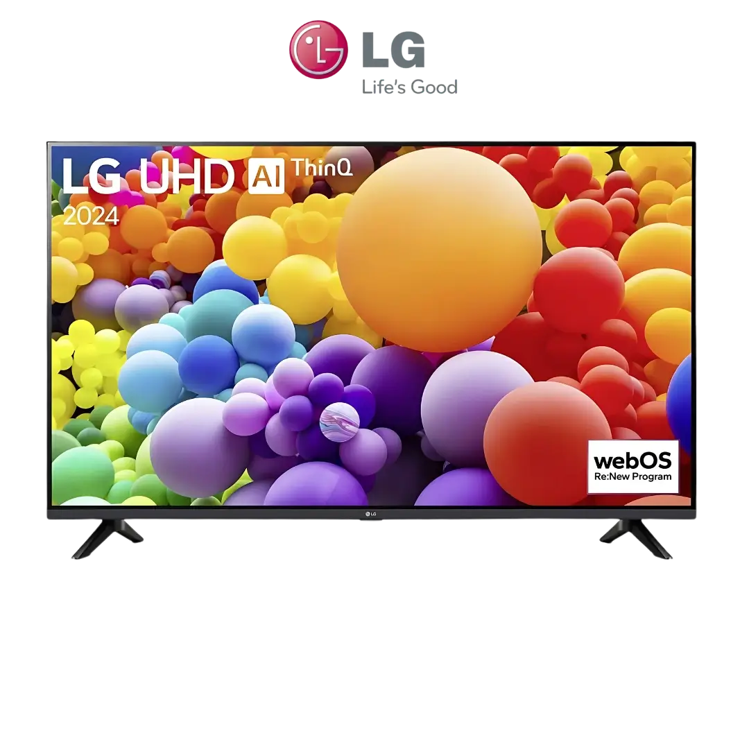 TV LG 50″ 4K UHD WebOS, écran lumineux et compatibilité avec les assistants vocaux. Digitronics