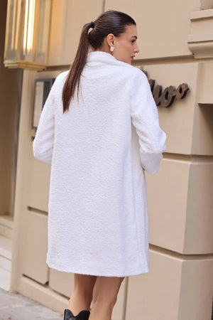 Oversize Kaşe Kaban - Justyol