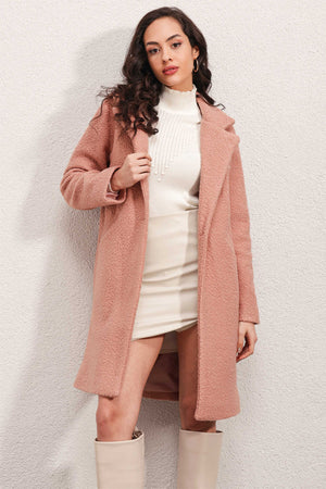 Oversize Kaşe Kaban - Justyol