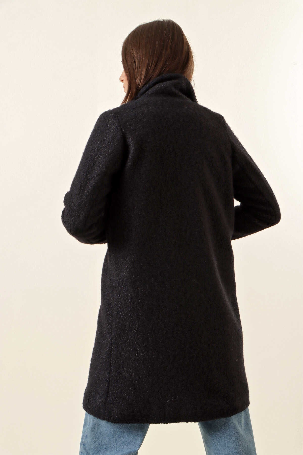 Oversize Kaşe Kaban - Justyol