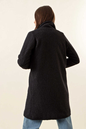 Oversize Kaşe Kaban - Justyol