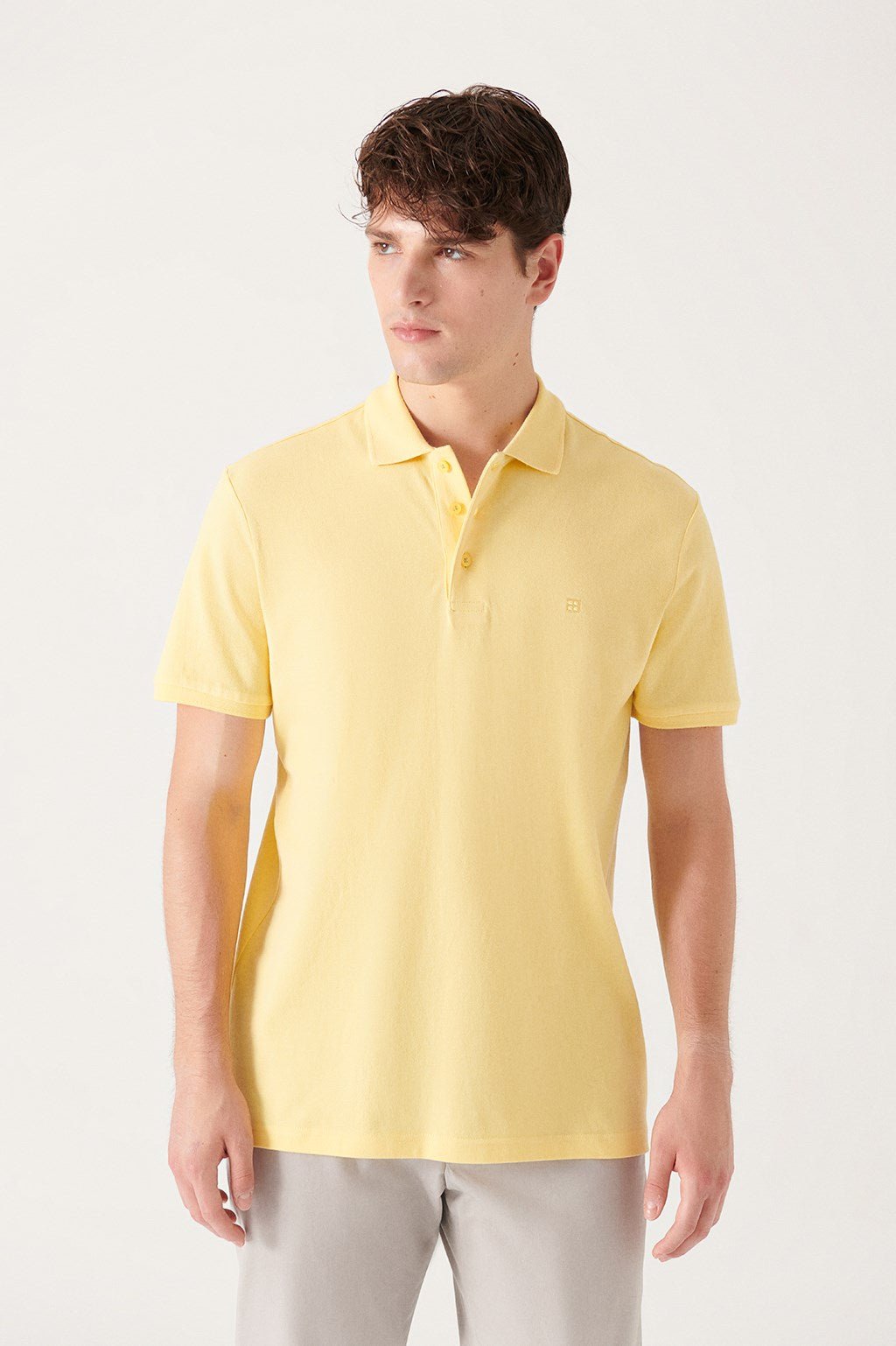 Polo Yaka T-Shirt %100 Pamuk Serin Tutan Regular F - Justyol