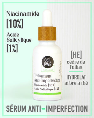 ANTI-IMPERFECTION Sérum NIACINAMIDE [10%] + Acide Salicylique [1%] | UrbanK URBANK