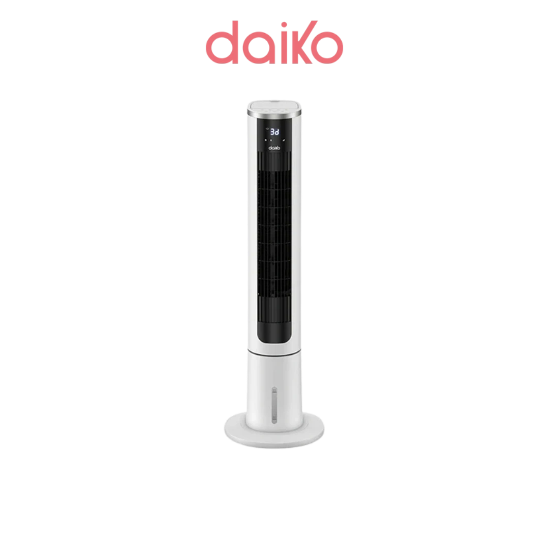Ventilateur compact, oscillation réglable et flux d’air constant pour confort. Digitronics