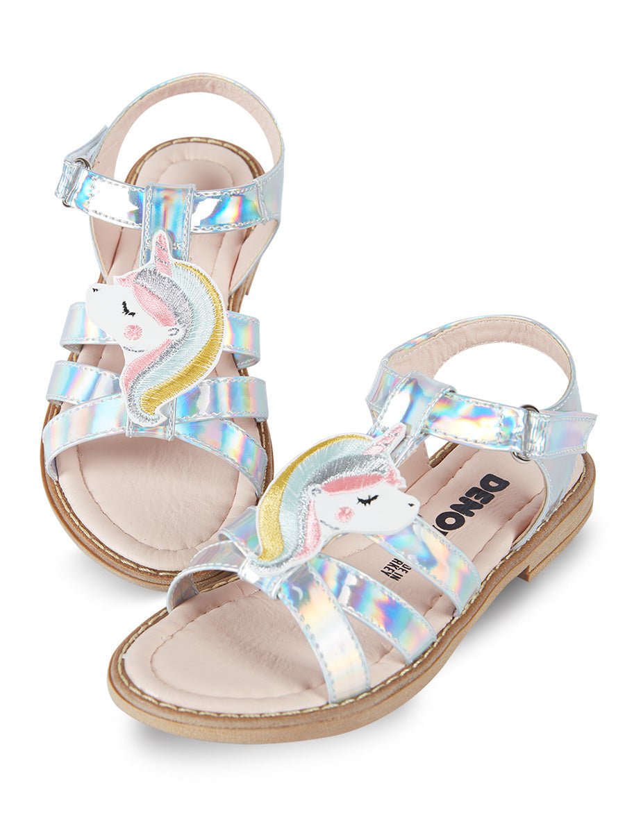 unicorn kiz çocuk sandalet - Justyol