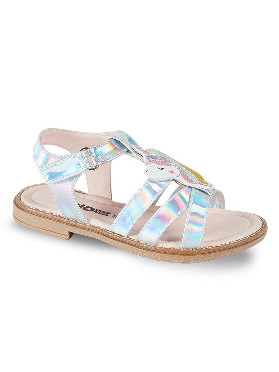 unicorn kiz çocuk sandalet - Justyol