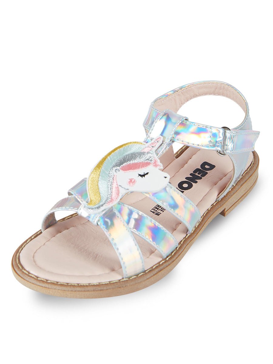 unicorn kiz çocuk sandalet - Justyol