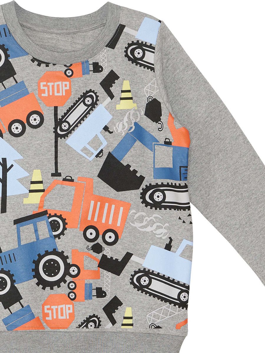 sevimli arabalar erkek çocuk sweatshirt - Justyol