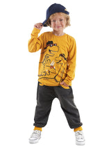 cool dinolar erkek çocuk t-shirt pantolon takim - Justyol