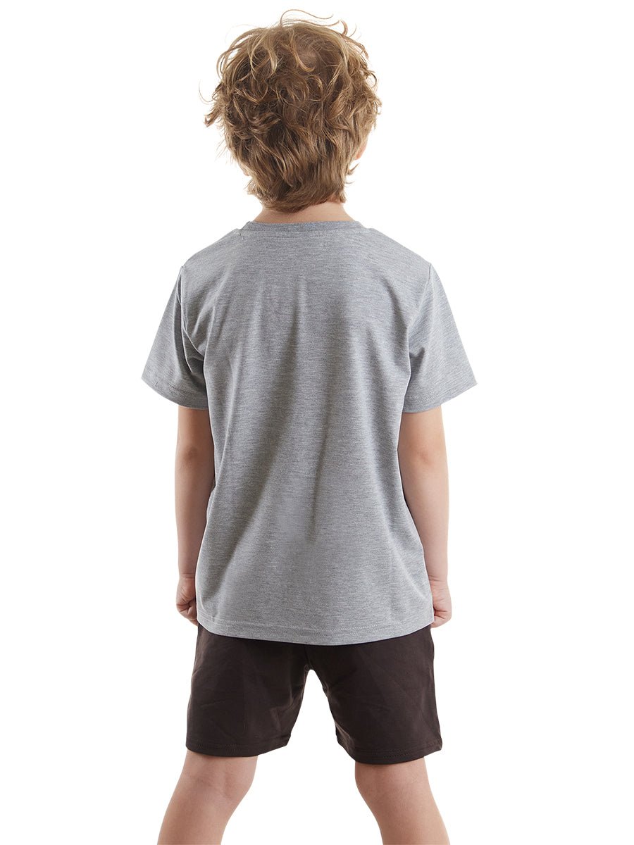 arkadaşlar erkek çocuk t-shirt şort takim - Justyol