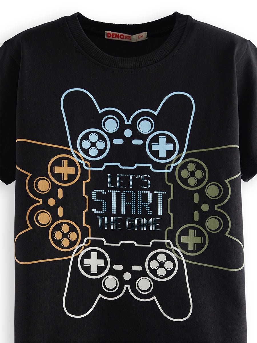 start game erkek çocuk t-shirt şort takim - Justyol
