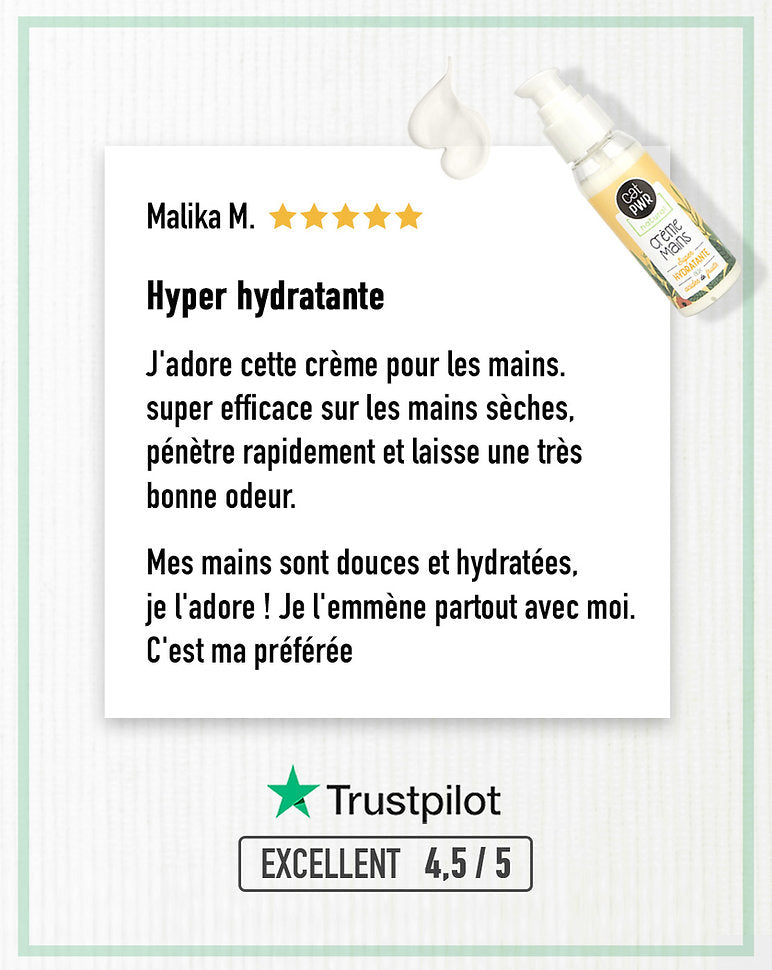 CRÈME MAINS Super Hydratante et Réparatrice à la Karité + Amande Douce  | UrbanK URBANK