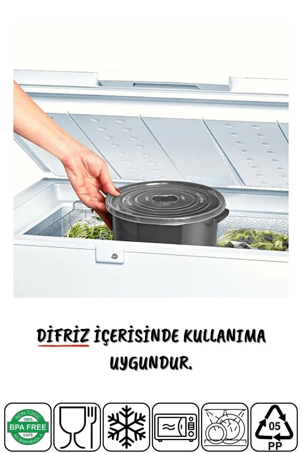 Mikrodalga Ve Difrizde Kullanılabilen Saklama Kabı Seti Yuvarlak 12'li Mürdüm - Justyol
