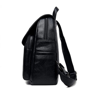 Genuine Women Leather Backpack Fashion Female Shoulder Bag Sac a Dos Ladies Bagpack Mochilas School Bags For Teenage Girls 2024 MU Group