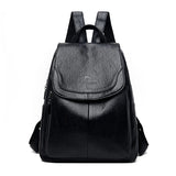 Genuine Women Leather Backpack Fashion Female Shoulder Bag Sac a Dos Ladies Bagpack Mochilas School Bags For Teenage Girls 2024 MU Group