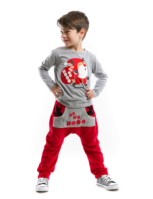 ho ho yilbaşi erkek çocuk t-shirt pantolon takim - Justyol