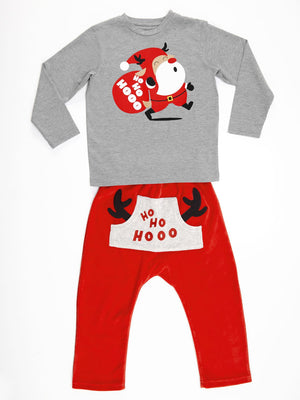 ho ho yilbaşi erkek çocuk t-shirt pantolon takim - Justyol