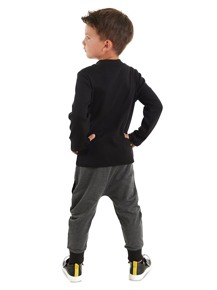 süper kahraman erkek çocuk t-shirt pantolon takim - Justyol