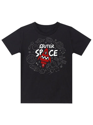 uzay roketi erkek çocuk t-shirt kapri şort takim - Justyol