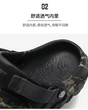 Men Shoes Slippers Men Garden Flat Sandals Platform Sandals Man Summer Sandals 2024 Male Sneakers Outdoor Flip Flops Home Clogs MU Group