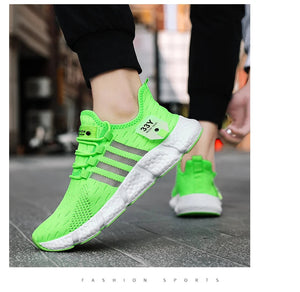 Breathable Mesh Men Shoes Trendy Lightweight Walking Flats Plus Size Male Tennis Sneakers Outdoor Running Fitness Shoes 2024 MU Group