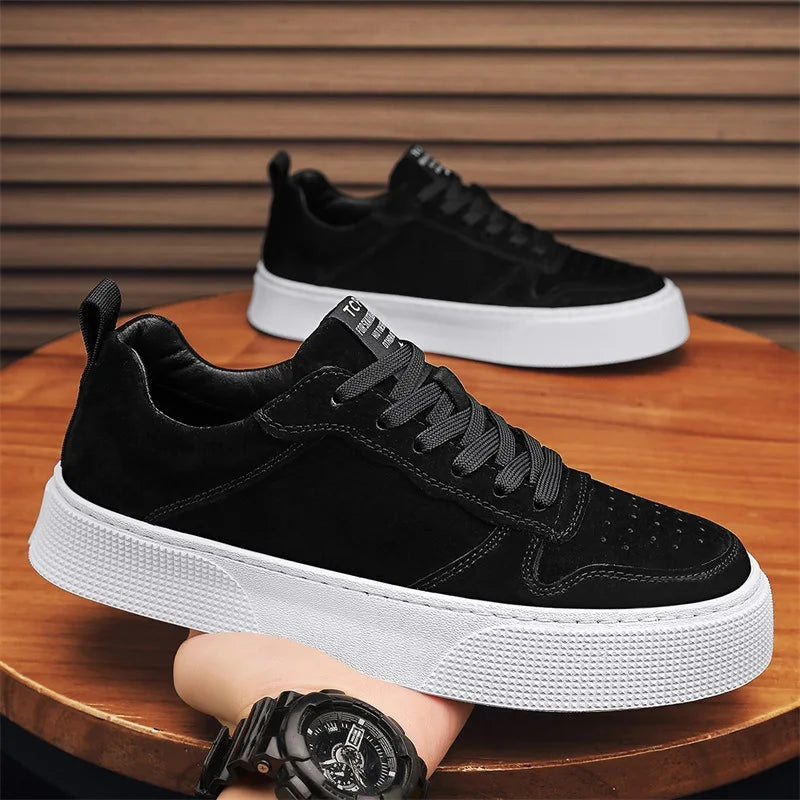 Trend Men's Casual Sneakers Lightweight Flat Shoes Comfortable Non Slip Running Shoes Soft Sole Vulcanized Shoes for Men Zapatos MU Group