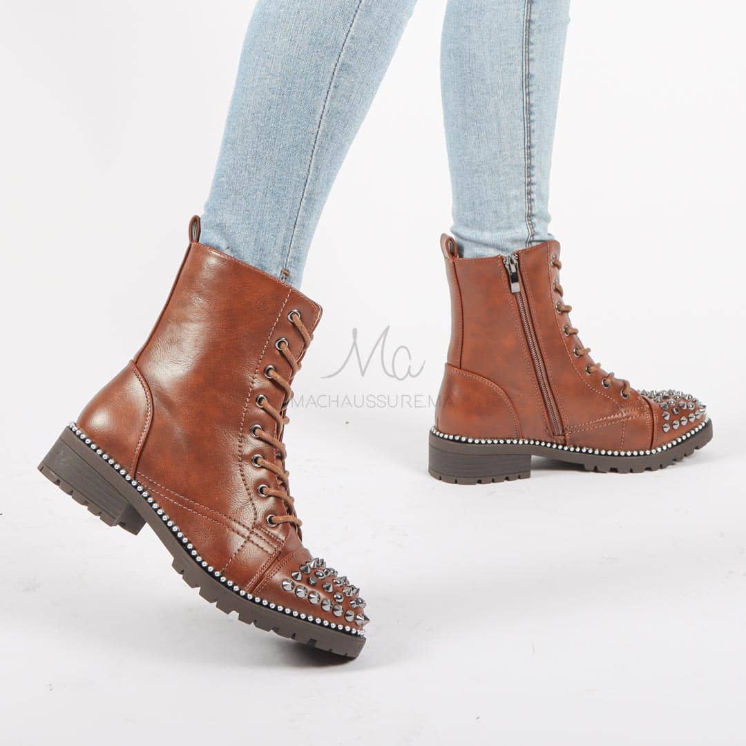ELODIE - Bottines en Marron - Justyol