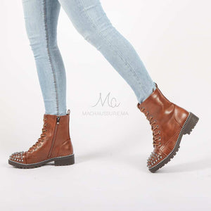 ELODIE - Bottines en Marron - Justyol