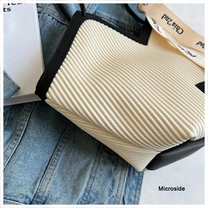 Korean Style Big Bag Women's Bag Casual All-match Canvas Bag Commuter Shoulder Bag Student Tote Bag MU Group
