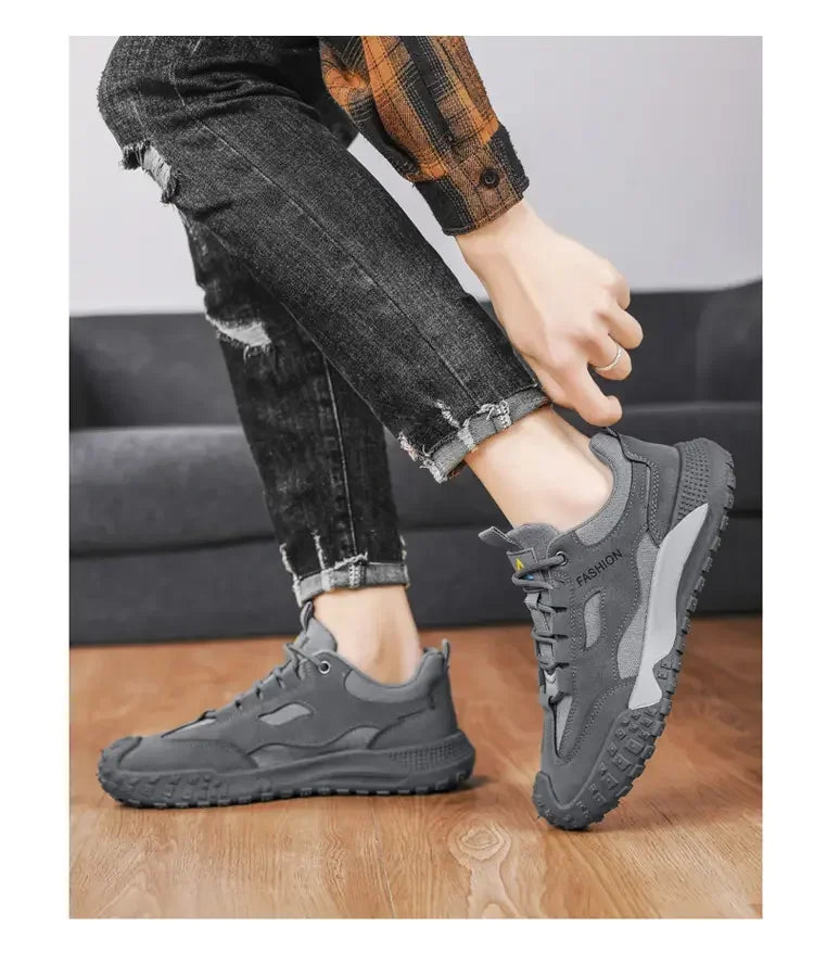 2025 popular fashion, lightweight and breathable labor insurance shoes, tooling shoes, casual men's shoes MU Group