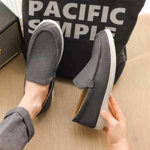 Men's Casual Shoes Suede Leather Loafers Classic British Style Men Shoes Lightweight Soft Moccasins Male Slip on Driving Flats MU Group
