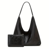New Tote bag 100 hand bill of lading shoulder women's bag retro simple large bag Tote bag MU Group