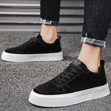 Trend Men's Casual Sneakers Lightweight Flat Shoes Comfortable Non Slip Running Shoes Soft Sole Vulcanized Shoes for Men Zapatos MU Group