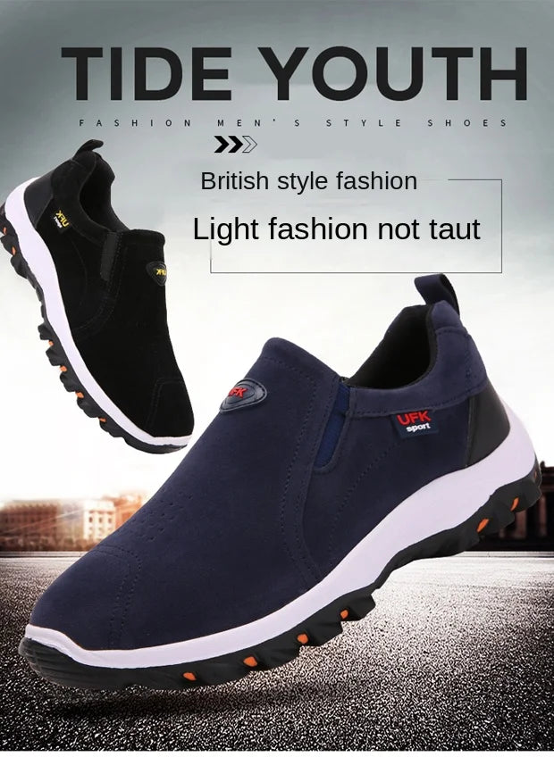 2023 New Outdoor Hiking Camping Light Running Jogging Casual Sports Men's Shoes Non-slip Loafers Hiking Shoes Large Size 38-50 MU Group